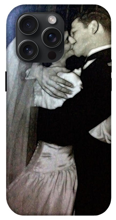 1940s Wedding Kiss - Phone Case