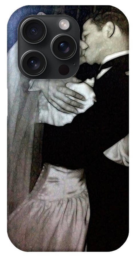 1940s Wedding Kiss - Phone Case