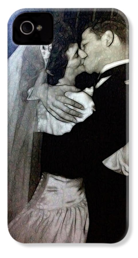 1940s Wedding Kiss - Phone Case