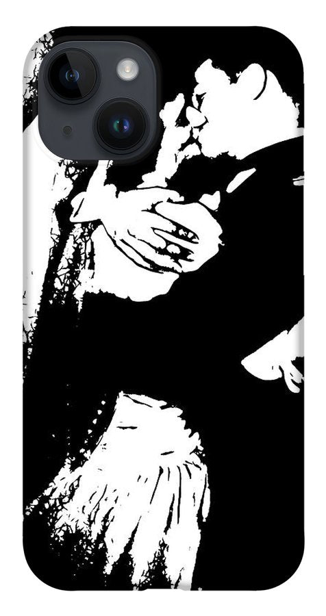 1940s Wedding Kiss Two Tone - Phone Case
