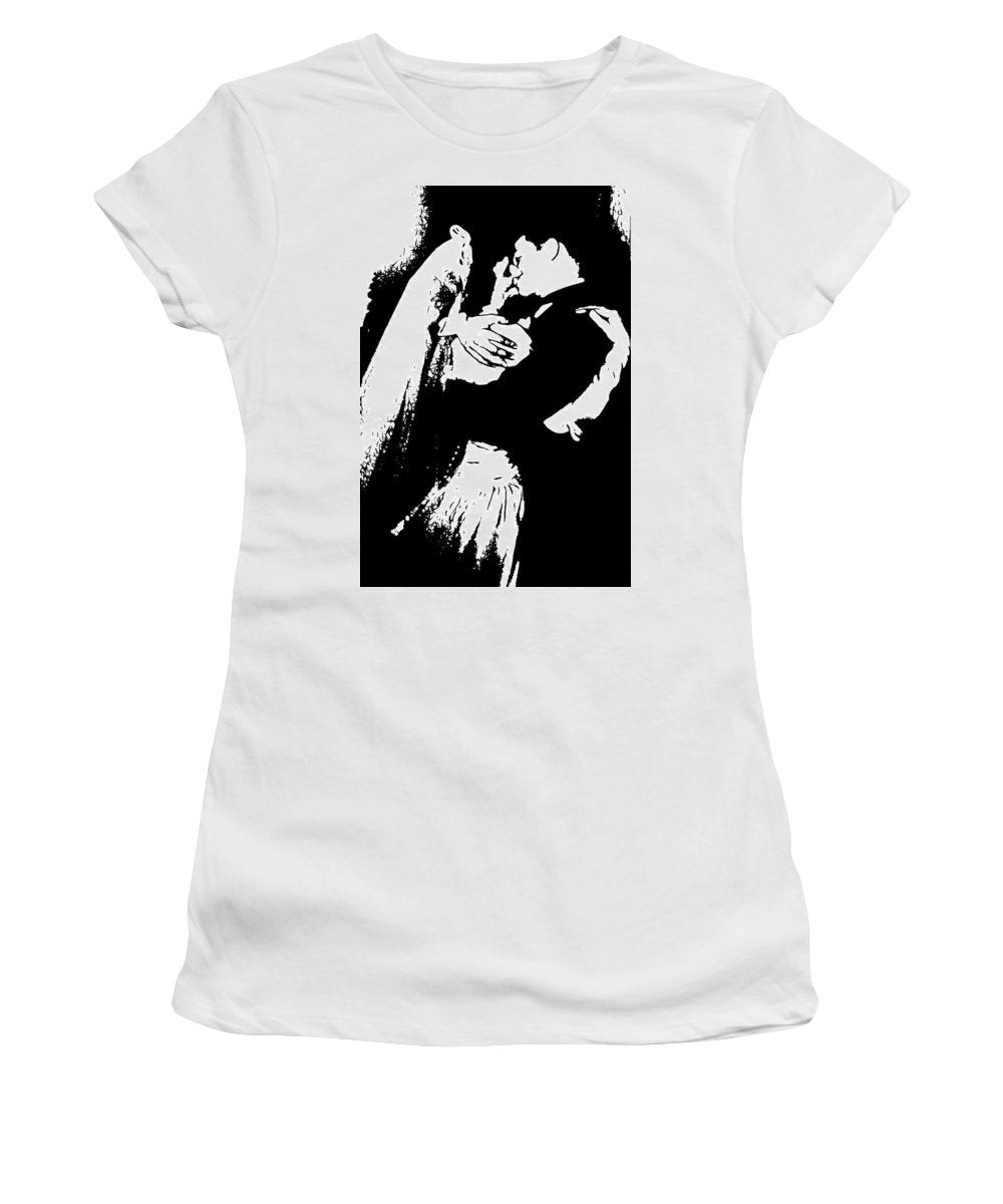 1940s Wedding Kiss Two Tone - Women's T-Shirt