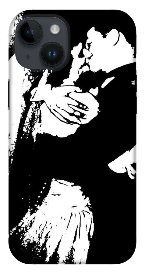 1940s Wedding Kiss Two Tone - Phone Case