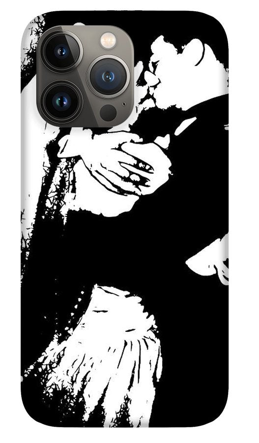 1940s Wedding Kiss Two Tone - Phone Case