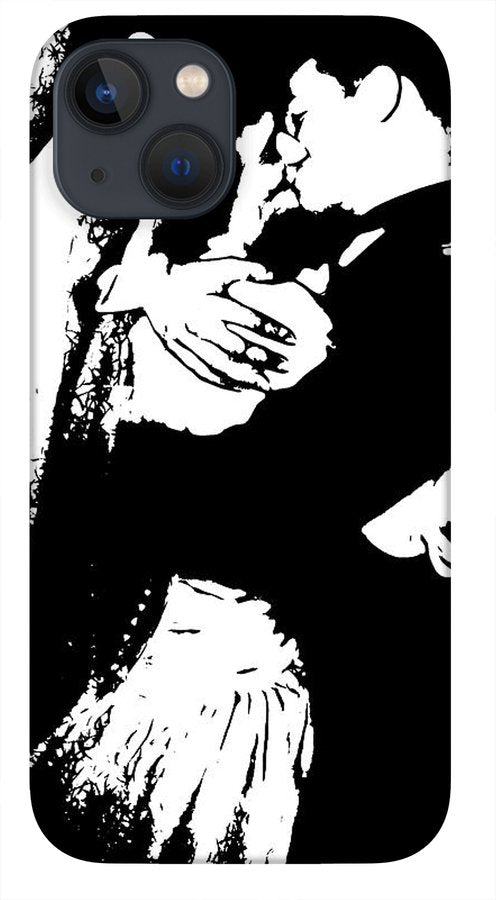 1940s Wedding Kiss Two Tone - Phone Case