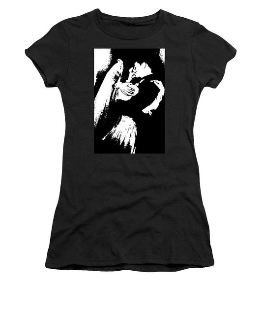 1940s Wedding Kiss Two Tone - Women's T-Shirt