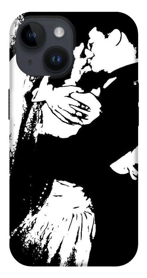 1940s Wedding Kiss Two Tone - Phone Case