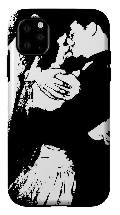 1940s Wedding Kiss Two Tone - Phone Case