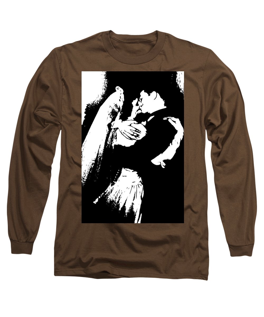 1940s Wedding Kiss Two Tone - Long Sleeve T-Shirt