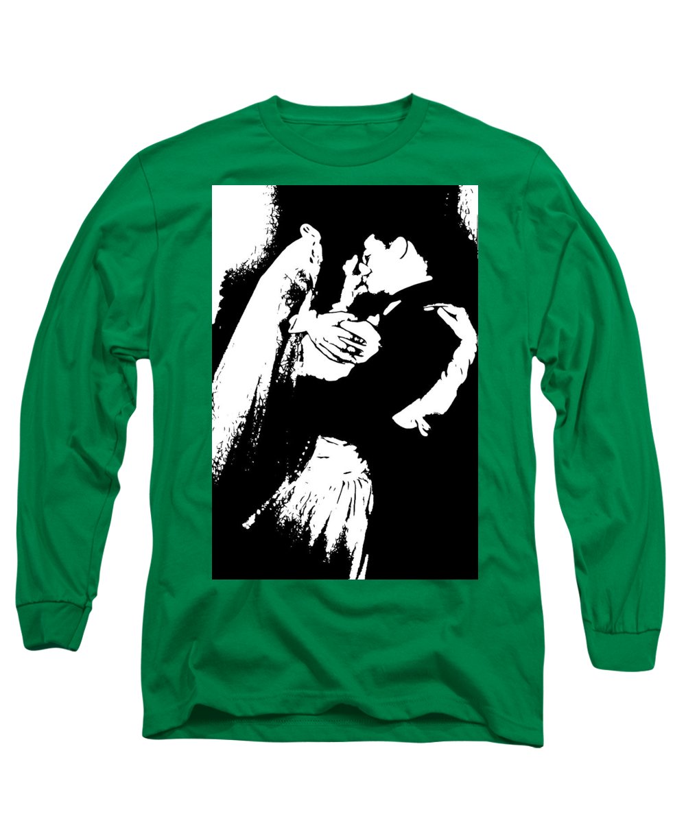 1940s Wedding Kiss Two Tone - Long Sleeve T-Shirt
