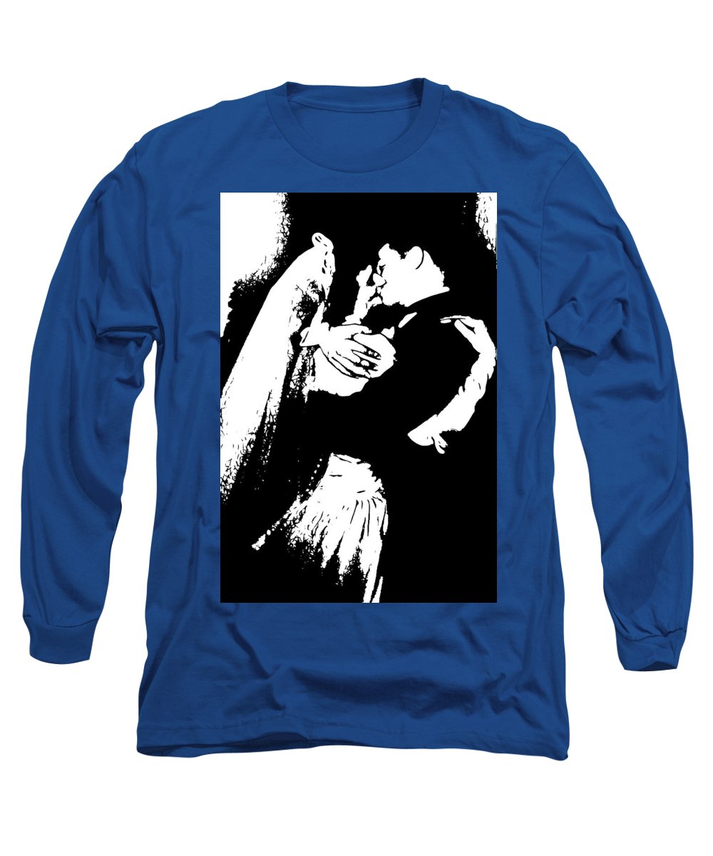 1940s Wedding Kiss Two Tone - Long Sleeve T-Shirt