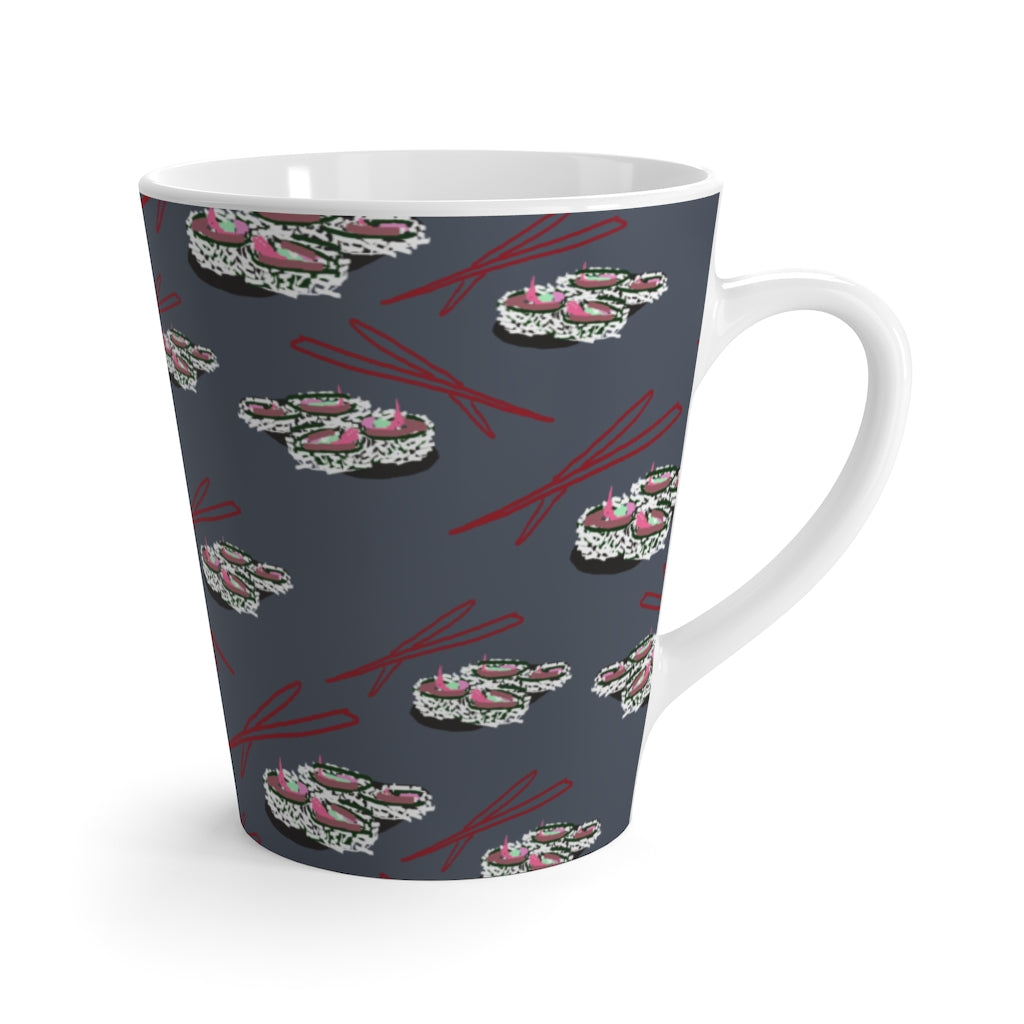 Sushi Pattern Latte mug