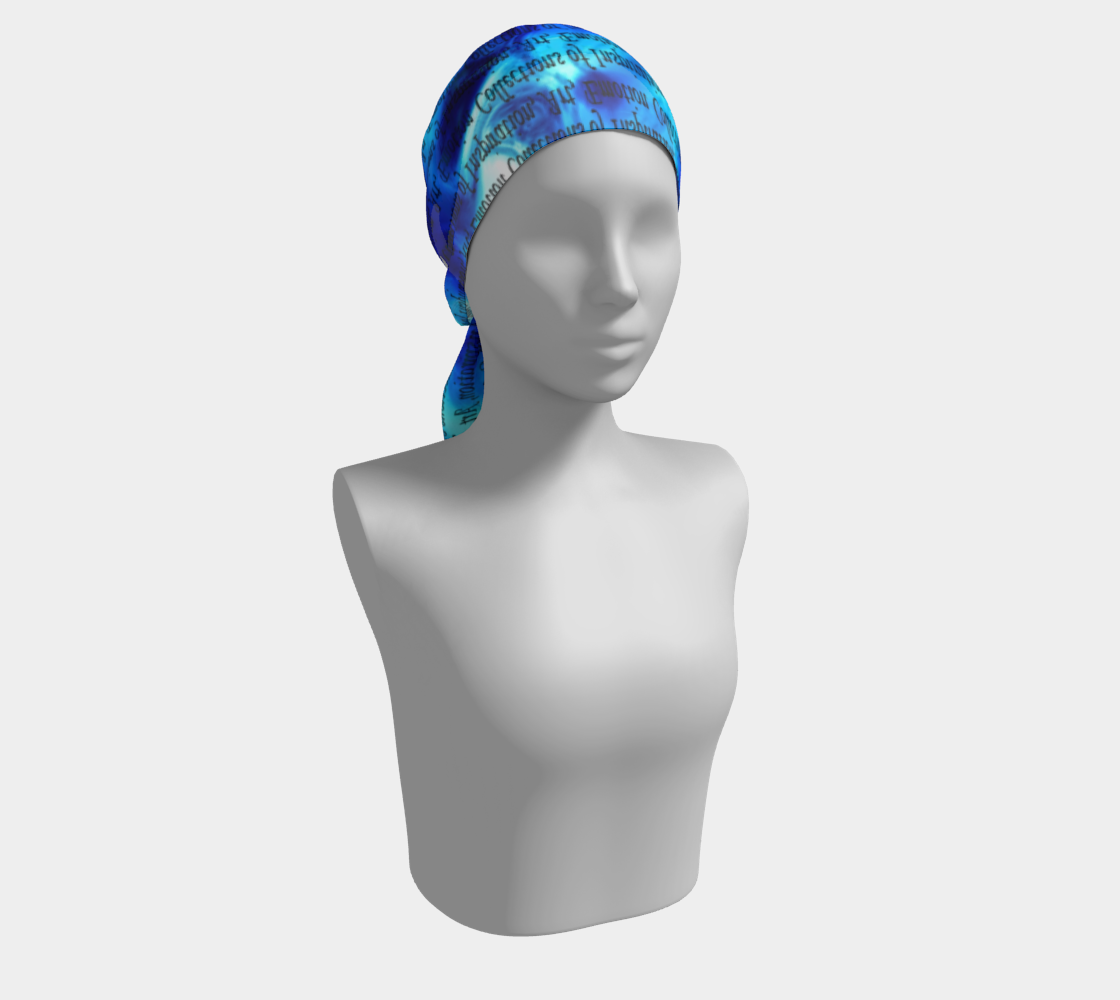 Inspiration In Blue Long Scarf