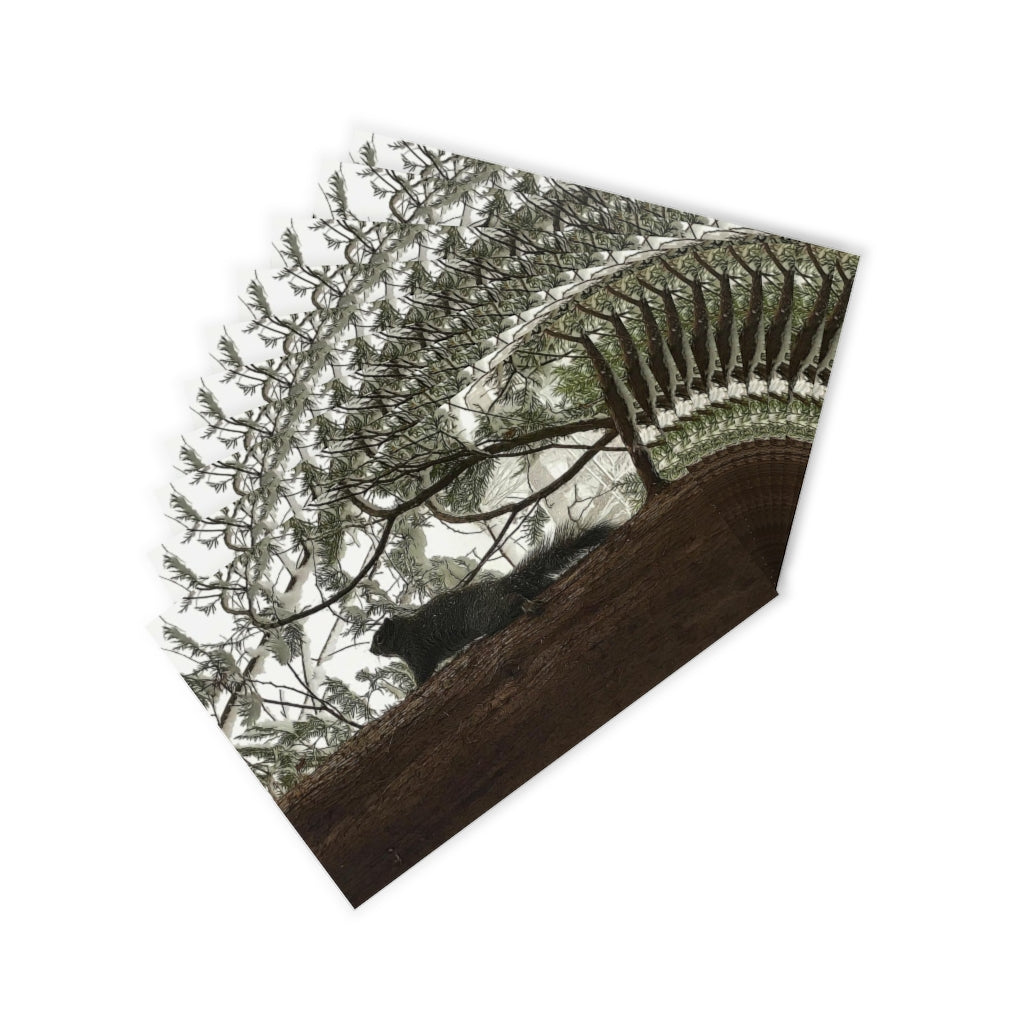 Squirrel On a Snowy Tree Postcards (10pcs)