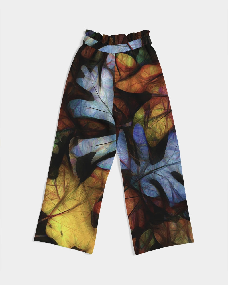 Mid October Leaves Women's High-Rise Wide Leg Pants