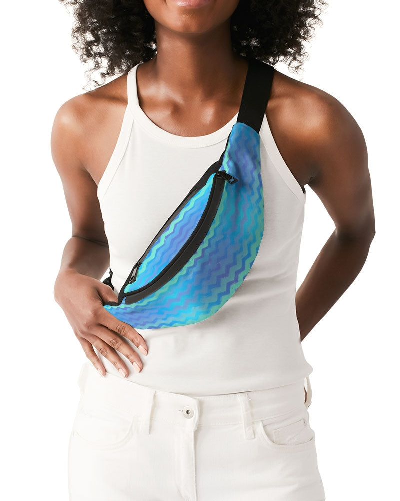 Mermaid Stripes Crossbody Sling Bag
