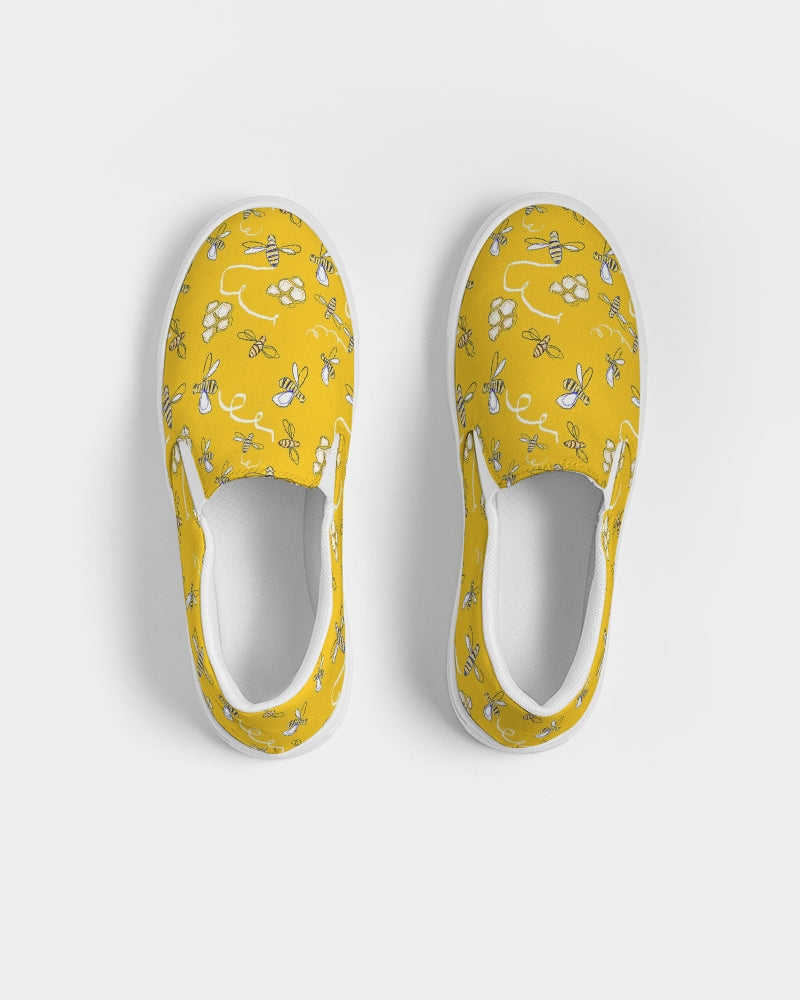 Honey B ees Women's Slip-On Canvas Shoe