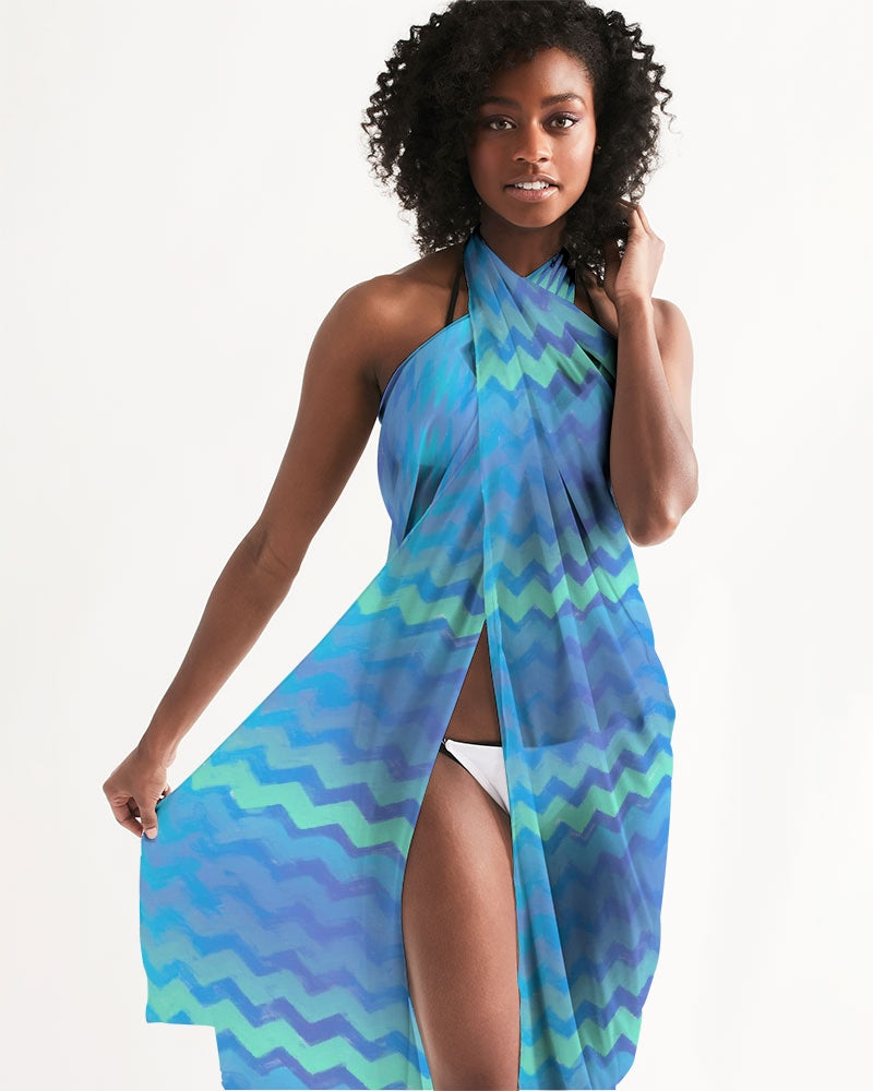 Mermaid Stripes Swim Cover Up