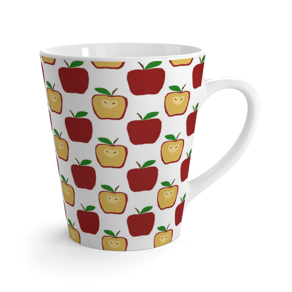 Apple Polkadots Latte mug