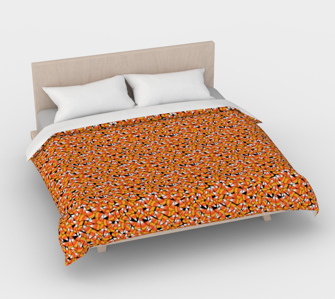 Fall Candy Corn Duvet Cover