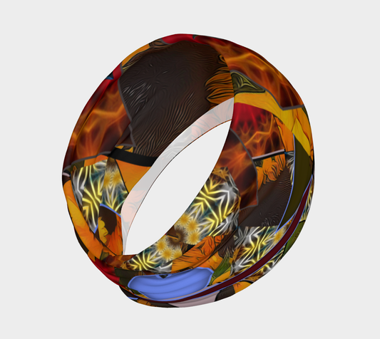 Sunflower Collage Headband