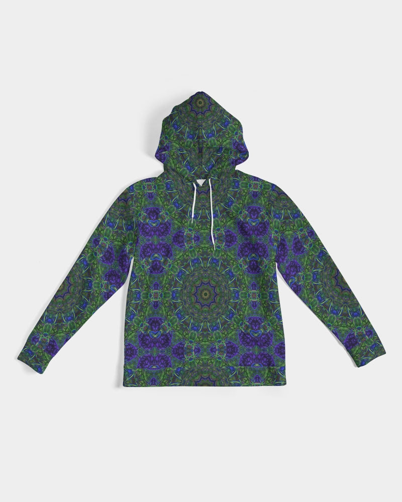 blue Green Ribbon Kaleidoscope Men's Hoodie
