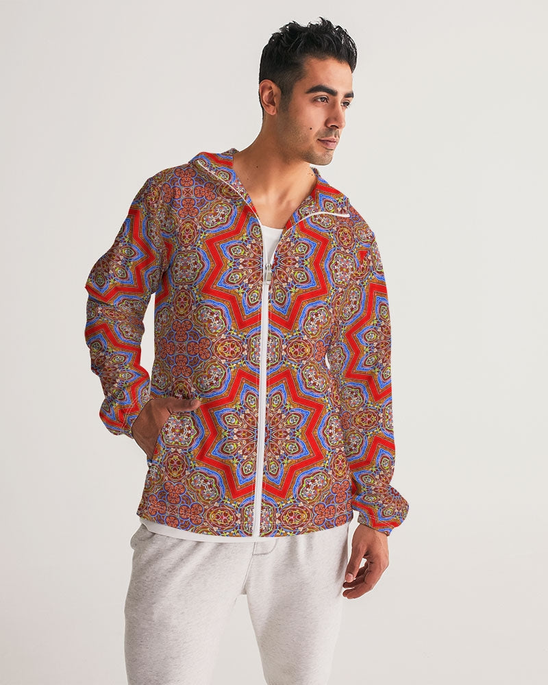 Medieval Kaleidoscope Men's Windbreaker