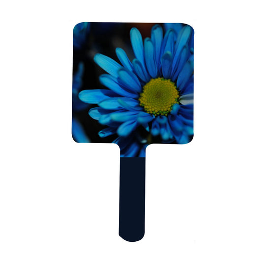 Blue Daisy Hand Mirror