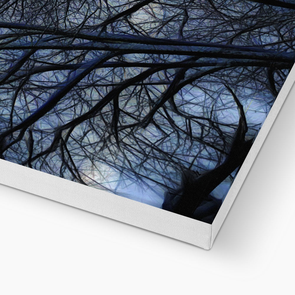 Twilight Icicles Canvas