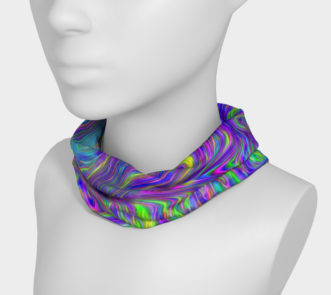 Abstract In Blue Headband