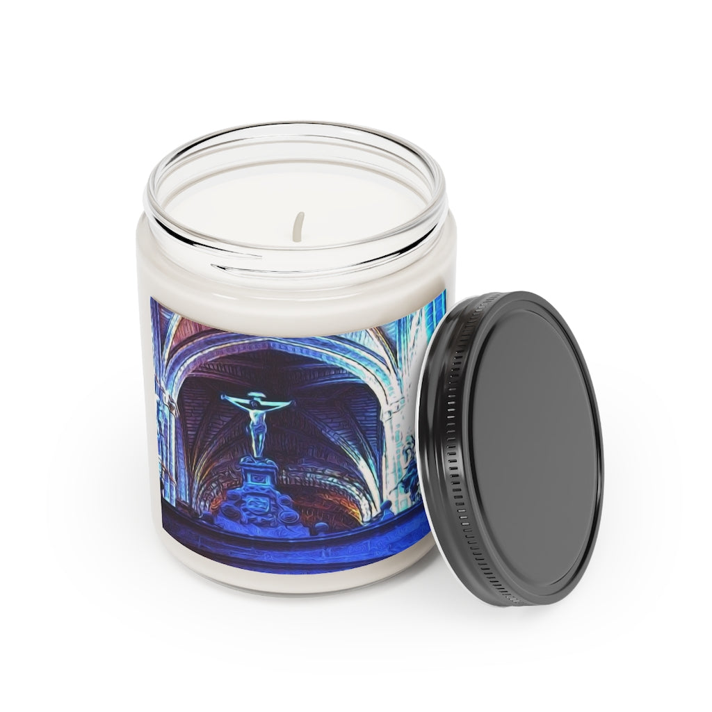 Vintage Travel Cathedral Church Interior Scented Candle, 9oz