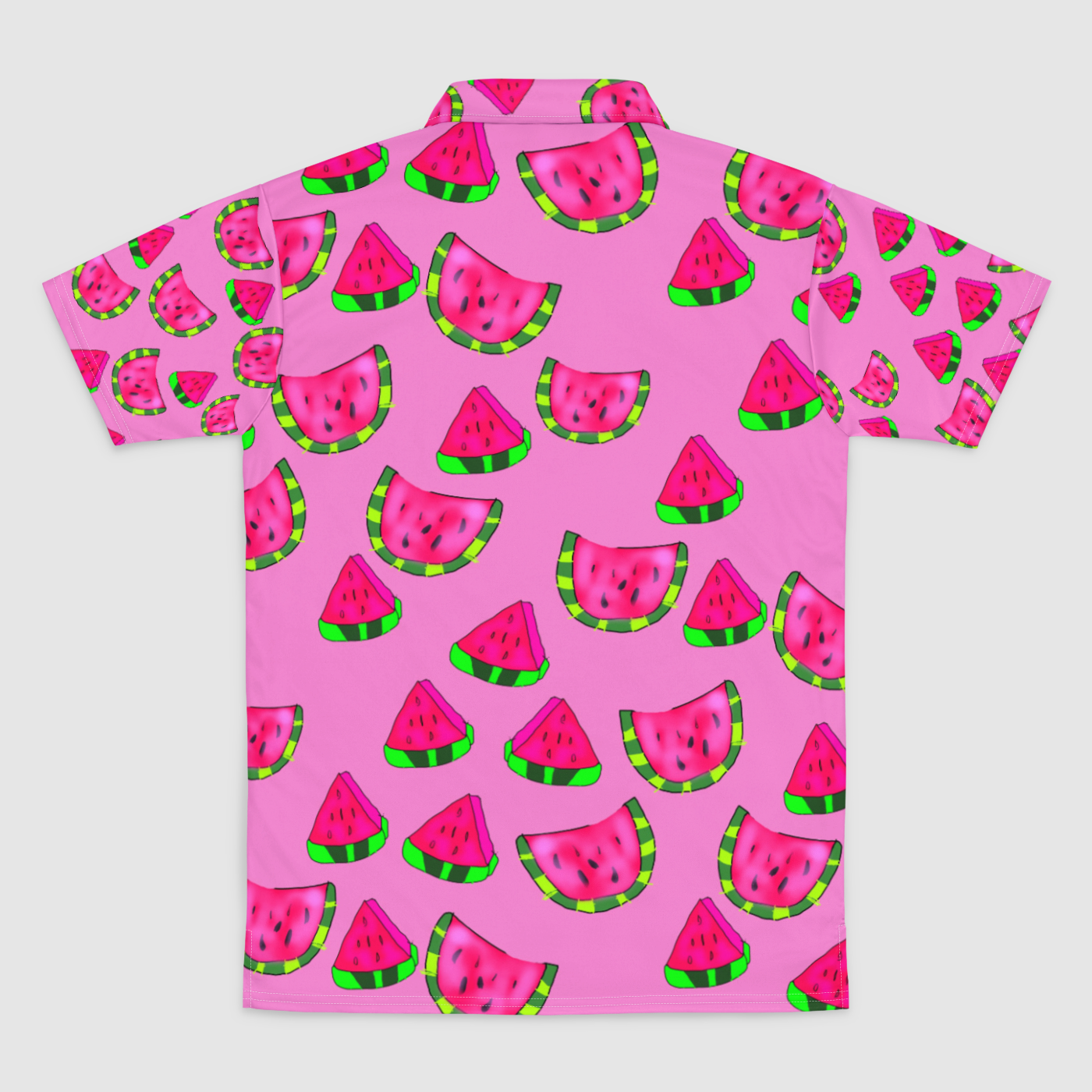 Watermelon Pattern Mens Polo Shirt