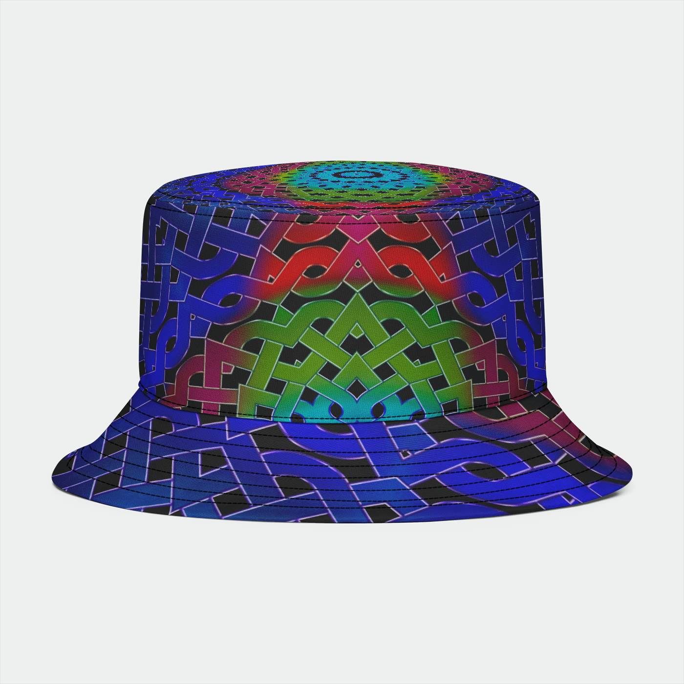Rainbow Celtic Knot Bucket Hat