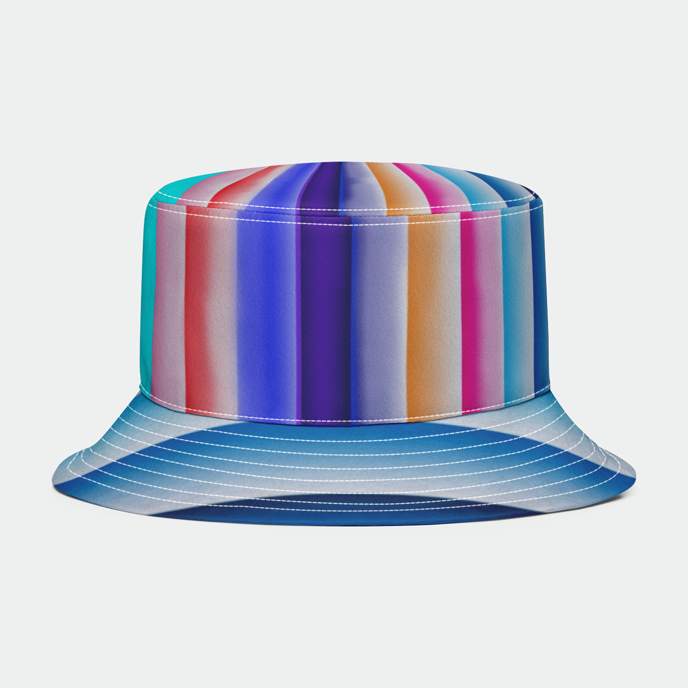 Cotton Candy Stripes Bucket Hat