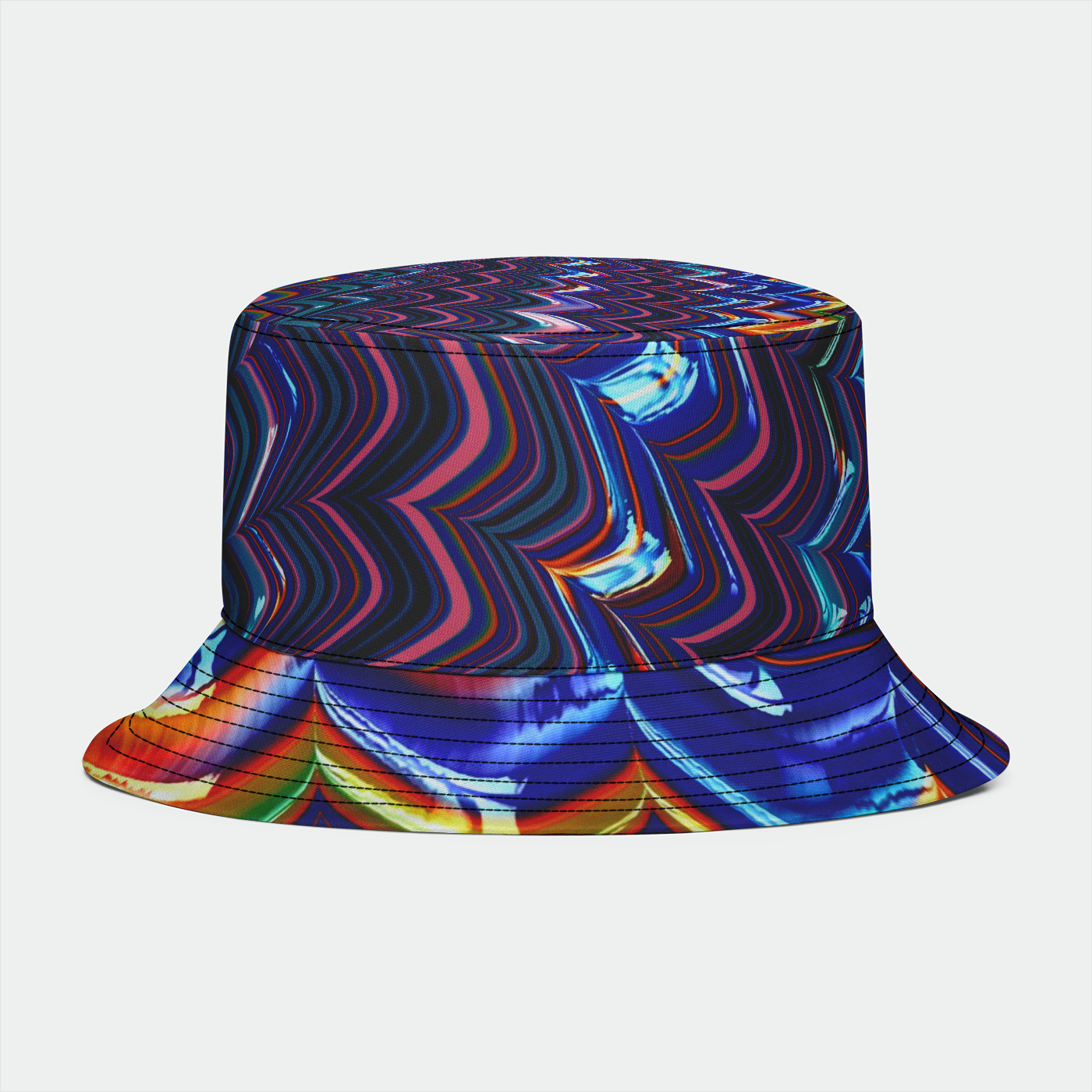 Triangle Stripes Bucket Hat
