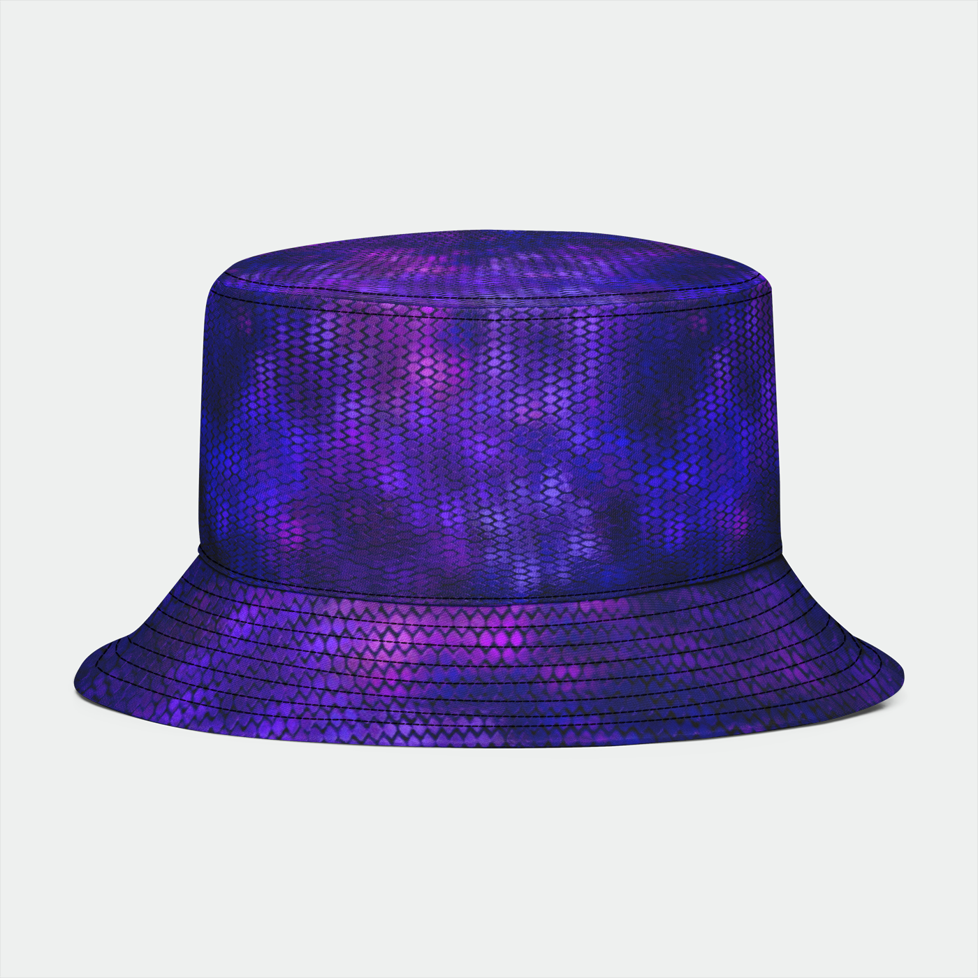Purple Dragon Scales Bucket Hat