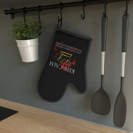 Keep Calm English Mystery Oven Glove