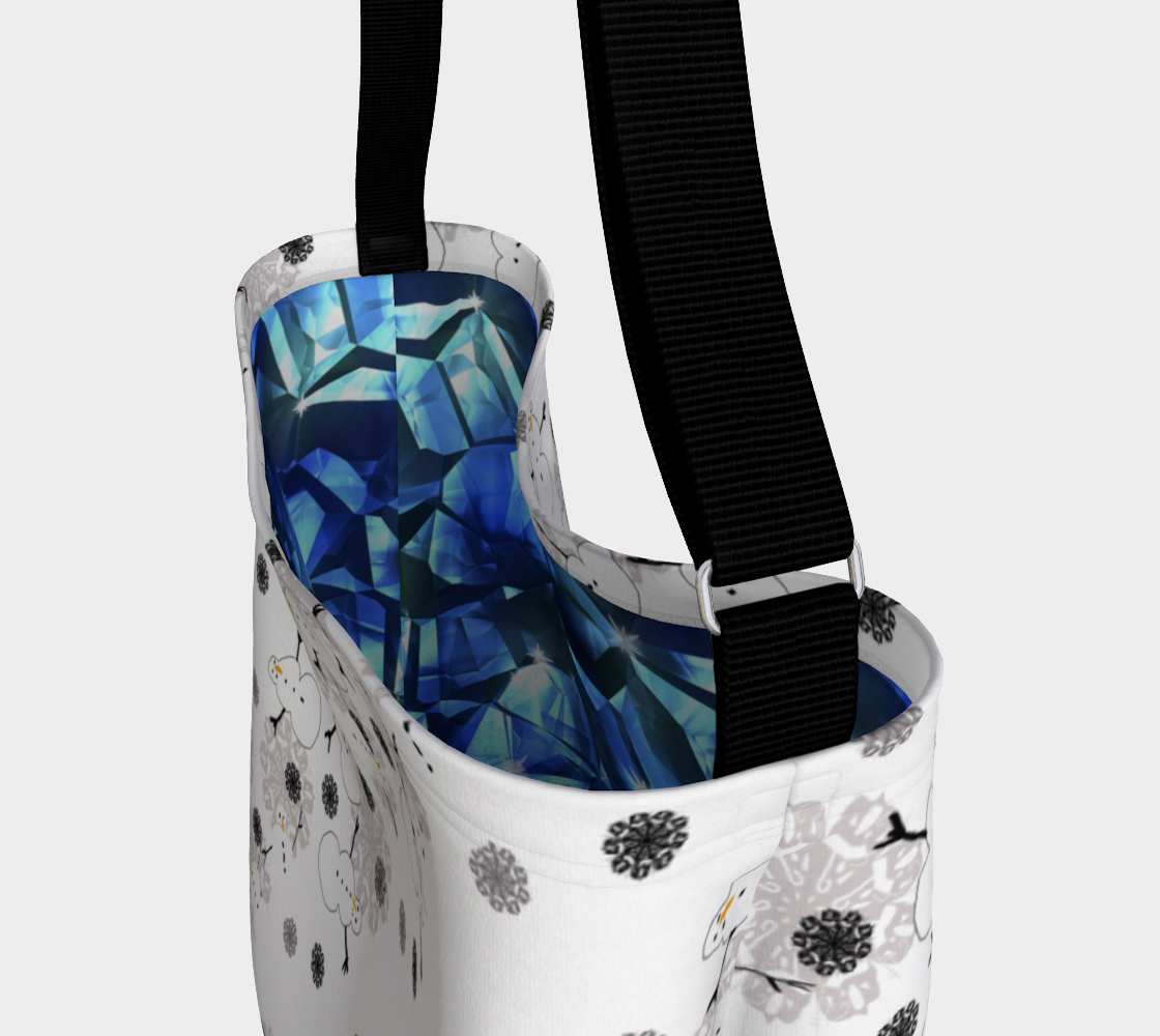 Snowman Pattern Daytote