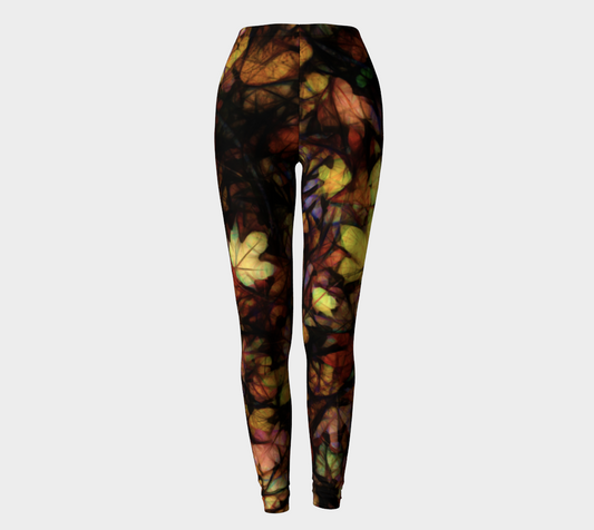 Late October Leaves Leggings