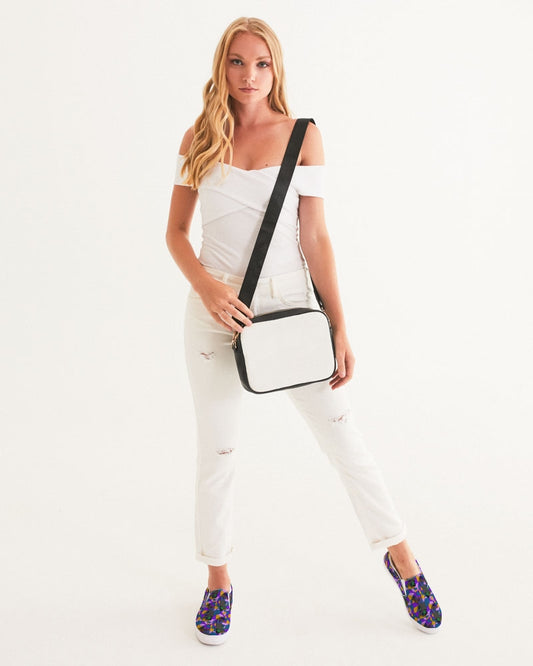 Frankenstein Pattern Women's Slip-On Canvas Shoe