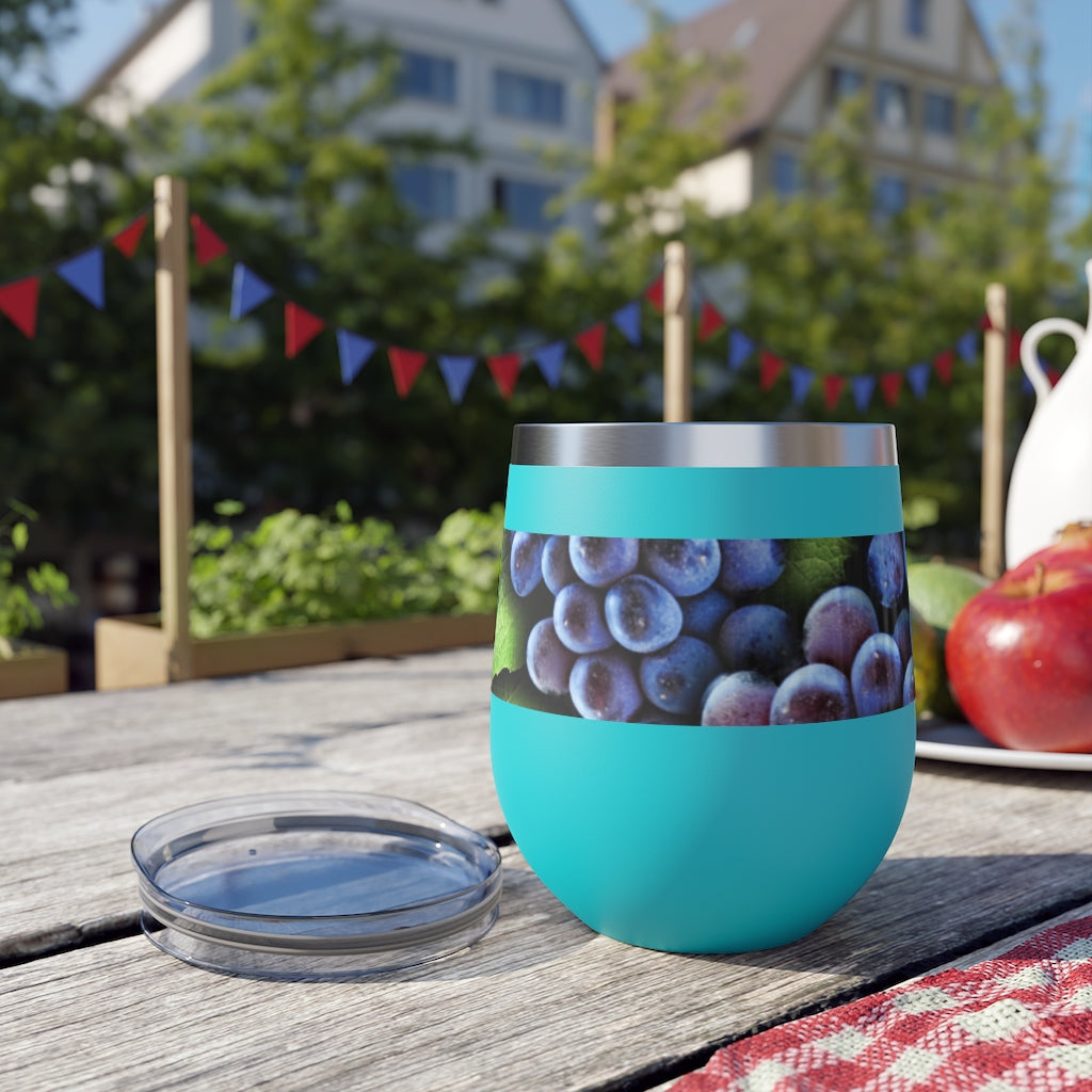 Grapes on the Vine Copper Vacuum Insulated Cup, 12oz