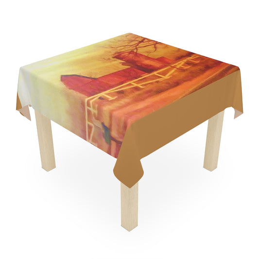 Barn Painting Table Cloth