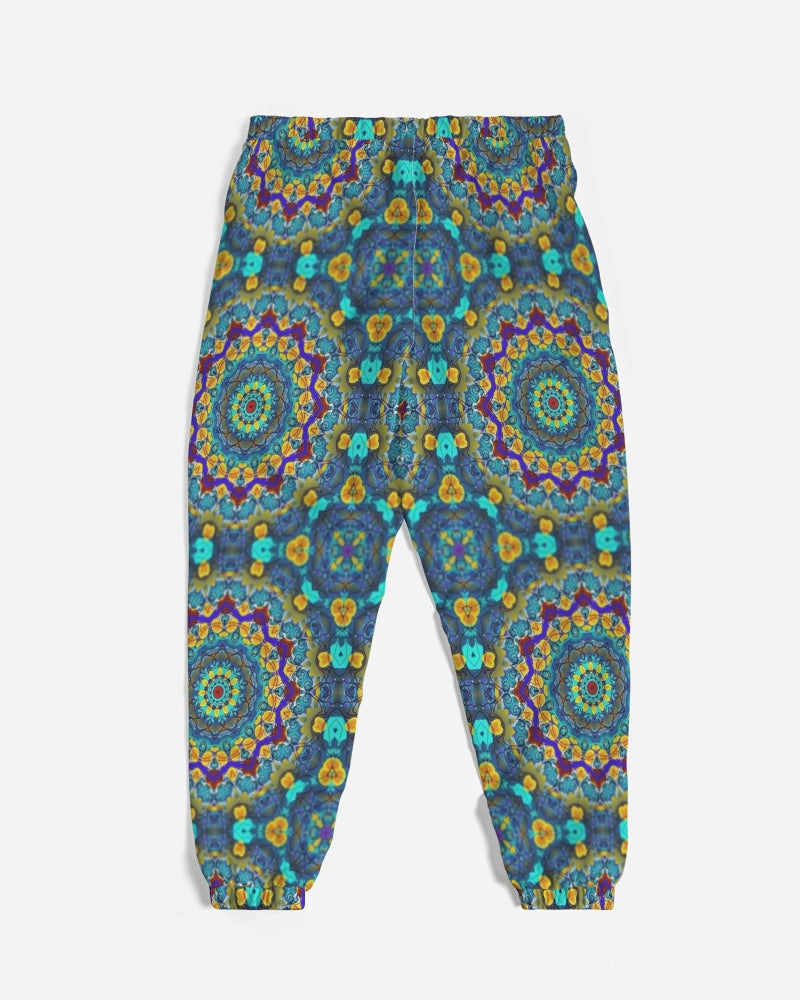 Blue Green Blur Kaleidoscope Men's Track Pants
