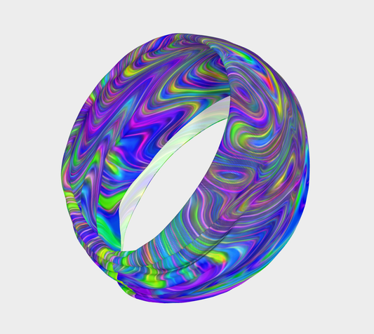 Abstract In Blue Headband