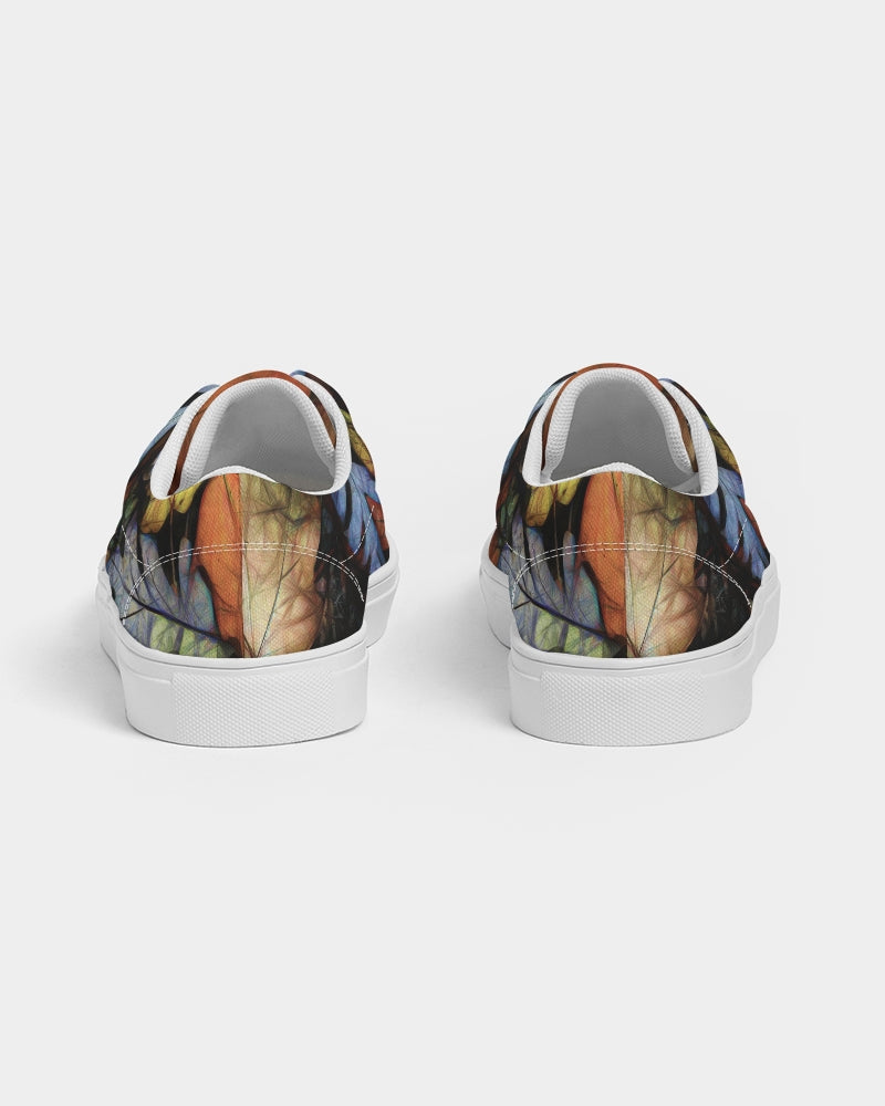 Mid October Leaves Women's Lace Up Canvas Shoe