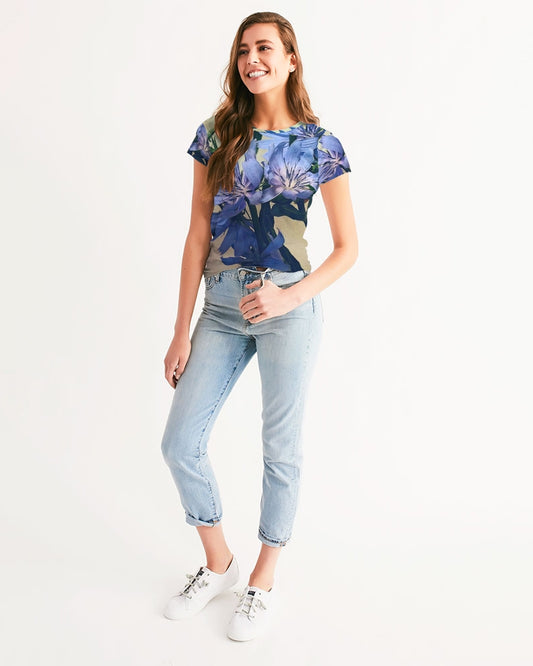 Blue Wildflowers Women's Tee