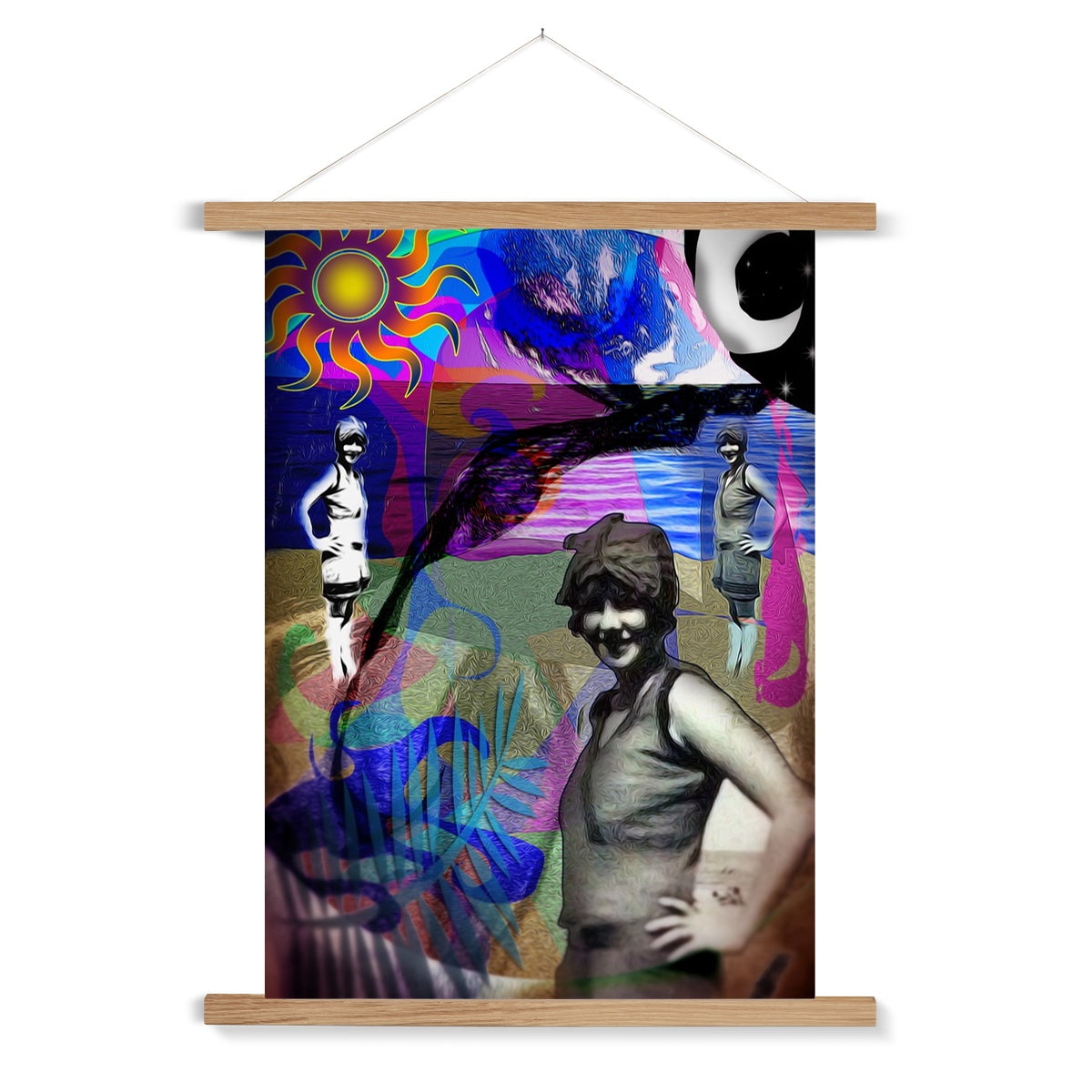 The Swimmer Fine Art Print with Hanger