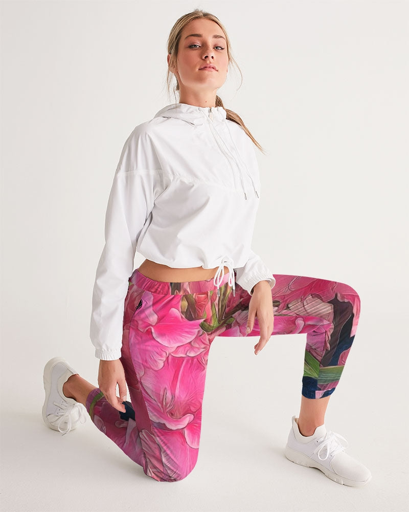 Pink Gladiolas Women's Track Pants