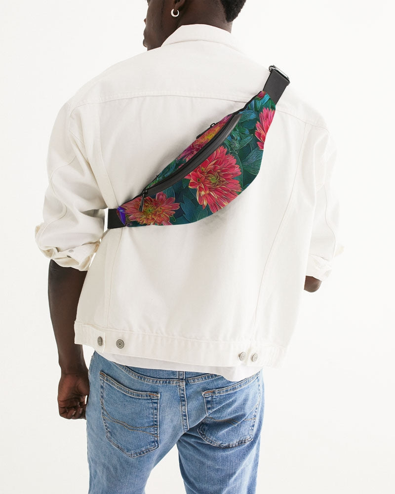Warm Fall Mums Crossbody Sling Bag