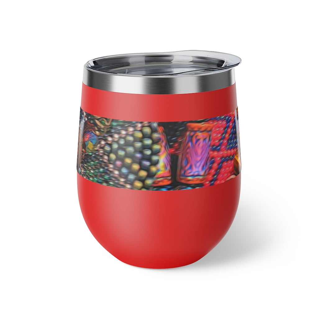 Beaded Jewelry Copper Vacuum Insulated Cup, 12oz
