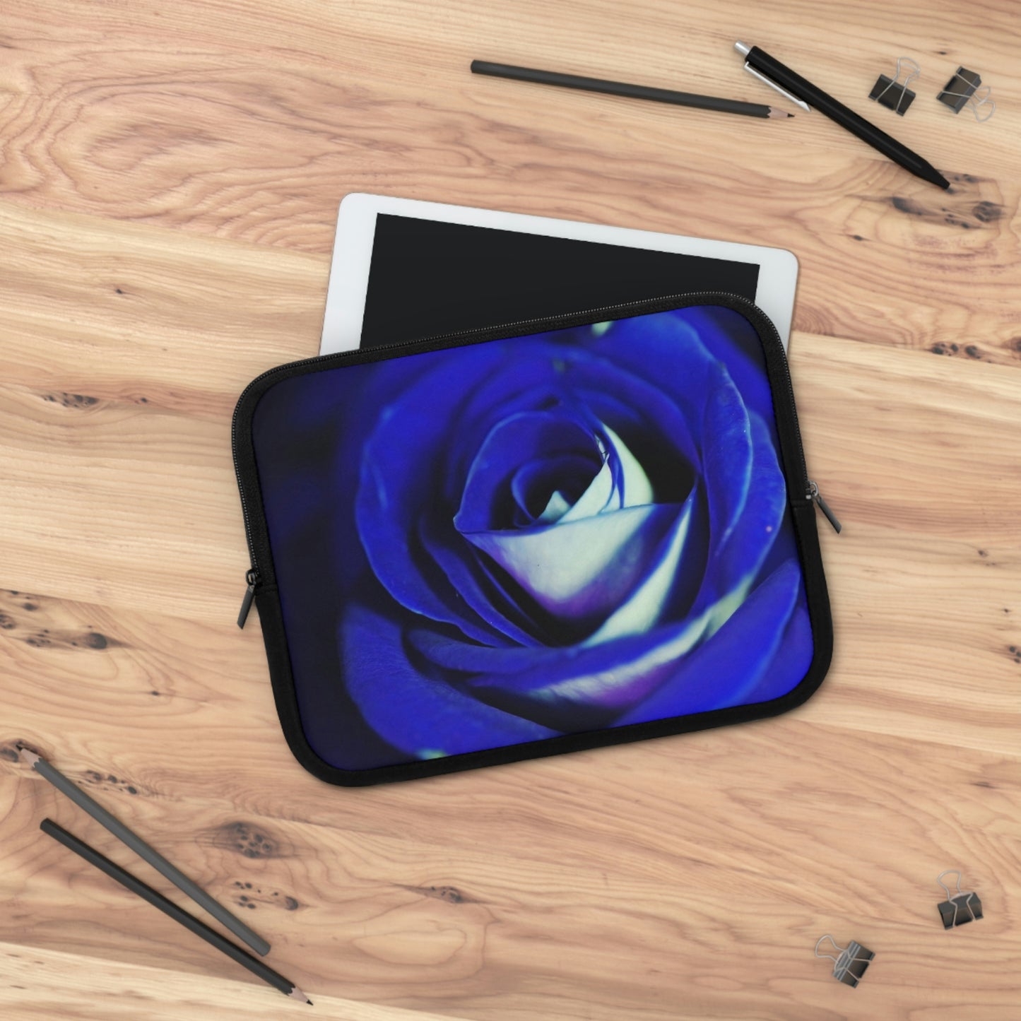 Blue Rose Laptop Sleeve